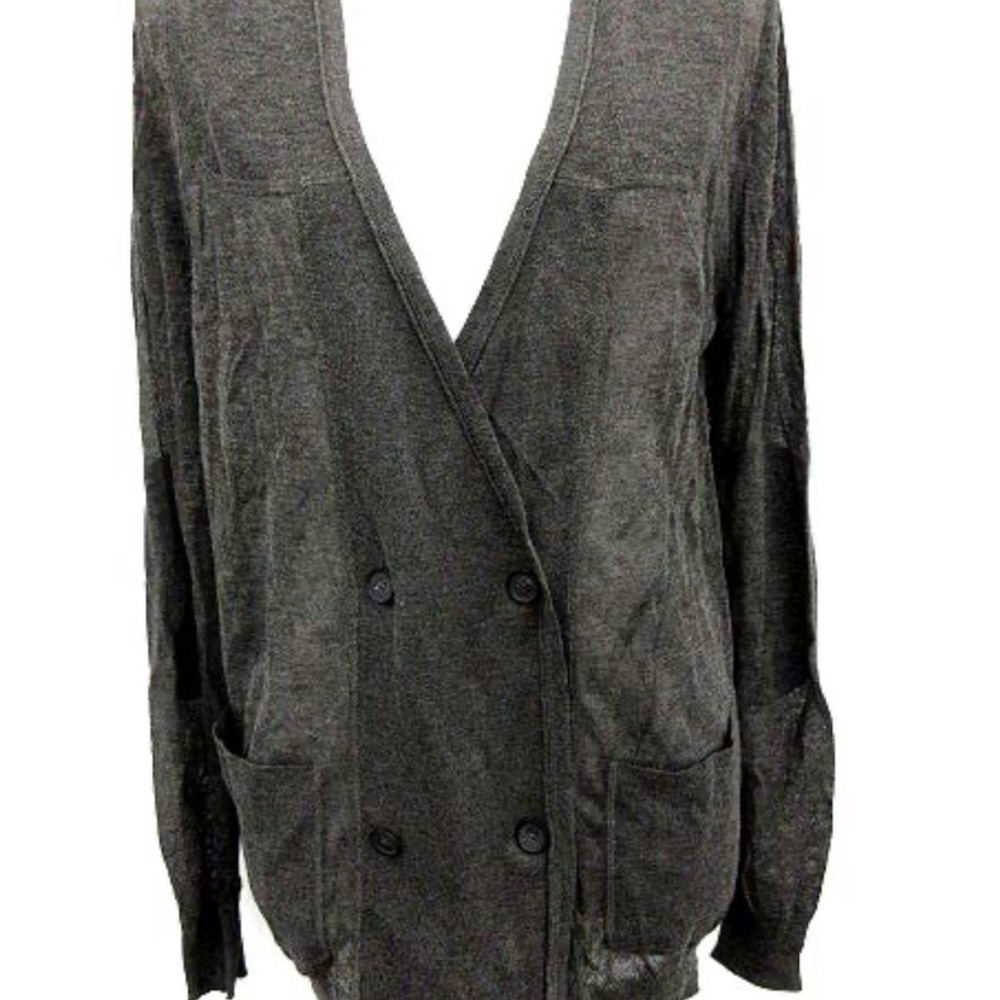 3.1 Phillip Lim Gray V-Neck Sweater